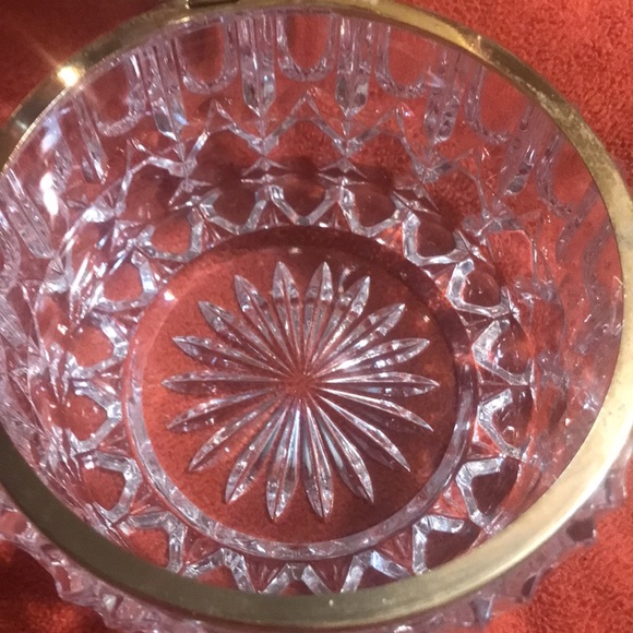 Vintage French Crystal Lidded Trinket Box - Picture 5 of 7